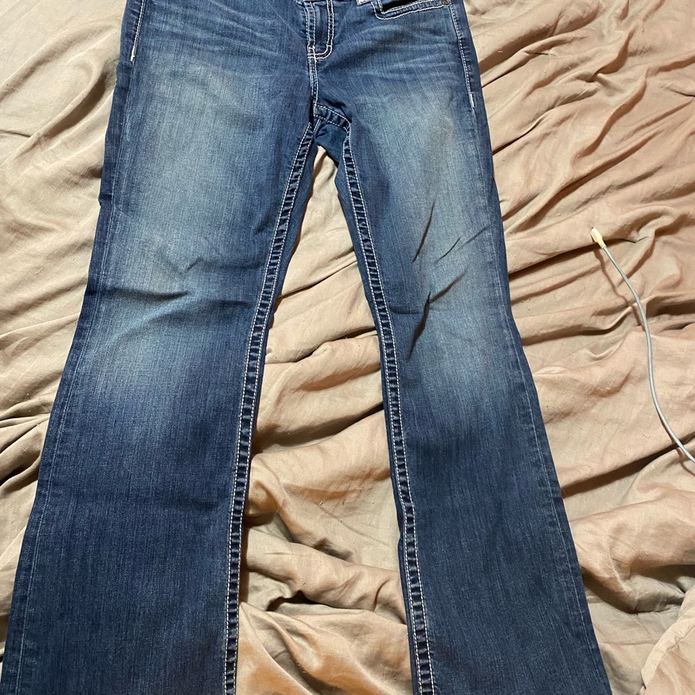 BKE Men's Straight Jeans in Deep Blue